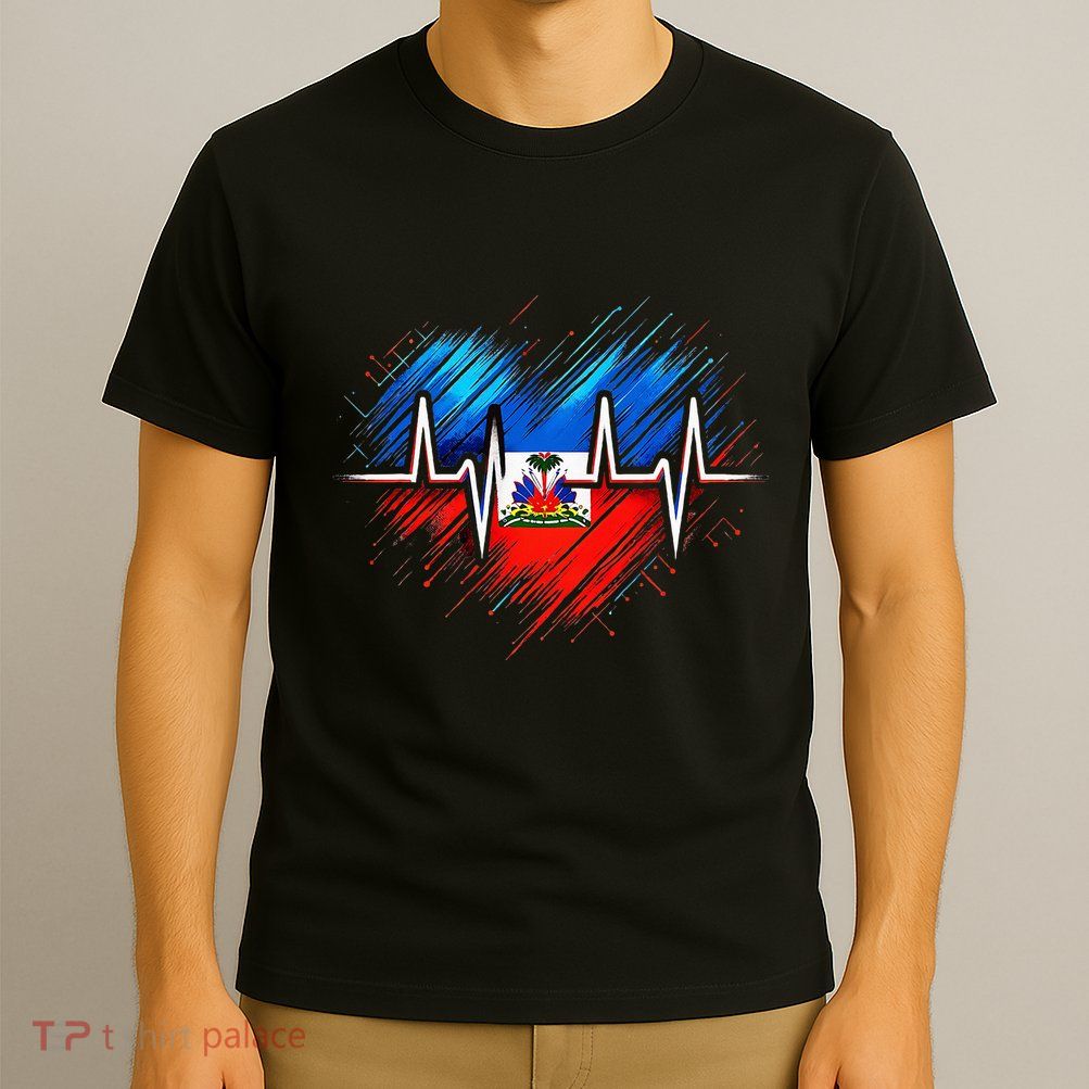 Haitian Flag Day Love Haiti Haitian Haitian Roots Haiti Flag T-Shirt