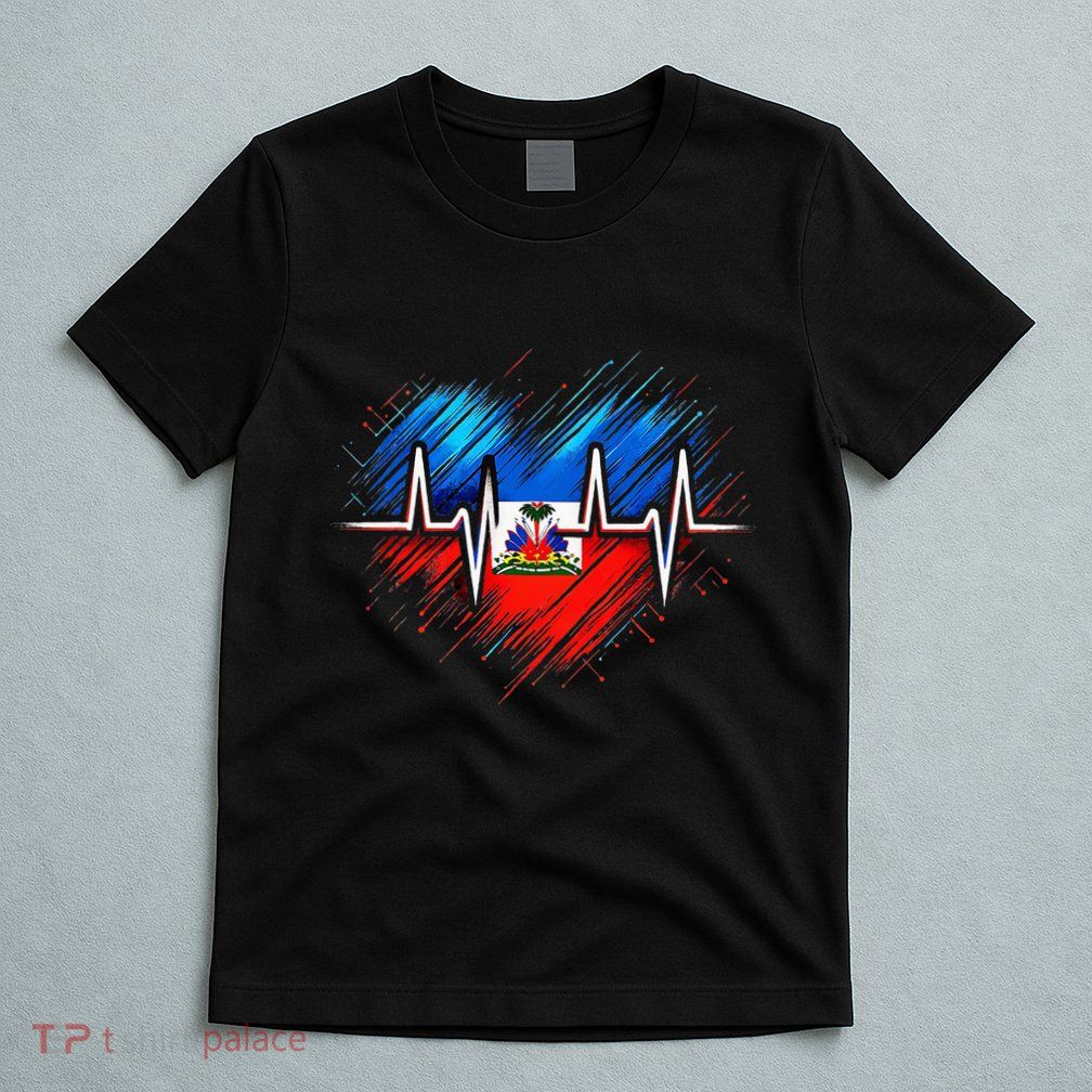 Haitian Flag Day Love Haiti Haitian Haitian Roots Haiti Flag T-Shirt