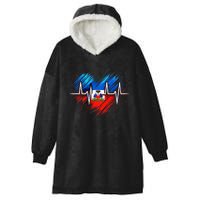 Haitian Flag Day Love Haiti Haitian Haitian Roots Haiti Flag Hooded Wearable Blanket