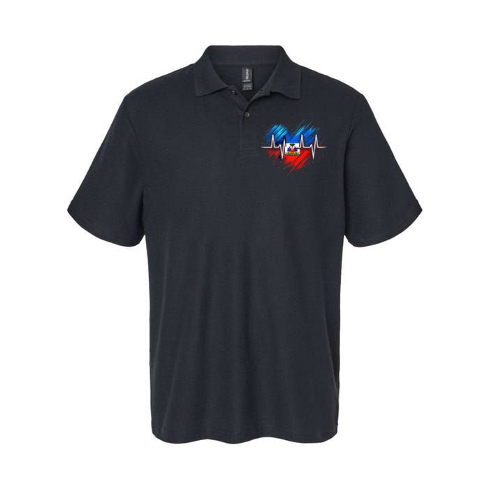 Haitian Flag Day Love Haiti Haitian Haitian Roots Haiti Flag Softstyle Adult Sport Polo