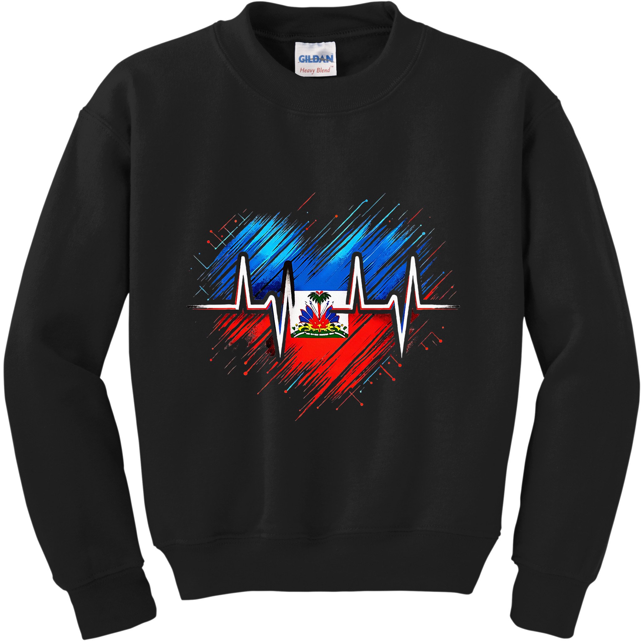 Haitian Flag Day Love Haiti Haitian Haitian Roots Haiti Flag Kids Sweatshirt