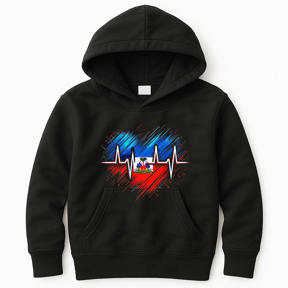 Haitian Flag Day Love Haiti Haitian Haitian Roots Haiti Flag Kids Hoodie