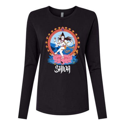 Hindus For Diwali Festival Hinduism Gods Lord Shiva Womens Cotton Relaxed Long Sleeve T-Shirt