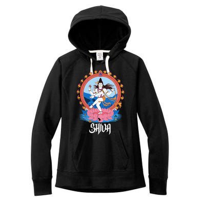 Hindus For Diwali Festival Hinduism Gods Lord Shiva Women's Fleece Hoodie