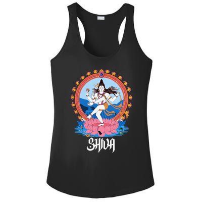 Hindus For Diwali Festival Hinduism Gods Lord Shiva Ladies PosiCharge Competitor Racerback Tank