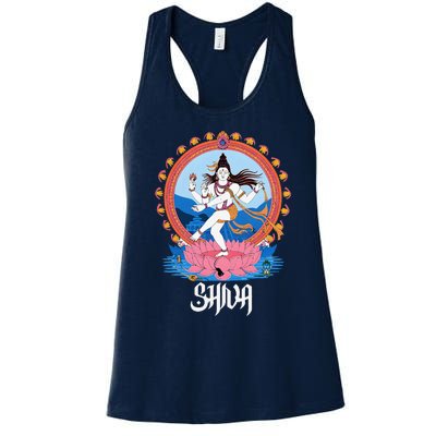 Hindus For Diwali Festival Hinduism Gods Lord Shiva Women's Racerback Tank