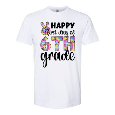 Happy First Day Of Sixth Grade Back To School 6Th Grade Cool Gift Softstyle CVC T-Shirt