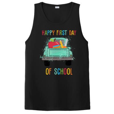 Happy First Day Of School Learning Truck PosiCharge Competitor Tank