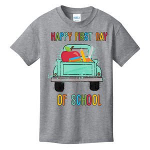 Happy First Day Of School Learning Truck Kids T-Shirt