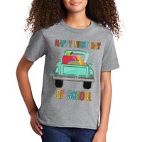 Happy First Day Of School Learning Truck Kids T-Shirt
