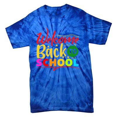 Happy First Day School Back To School Cute Teacher Great Gift Tie-Dye T-Shirt