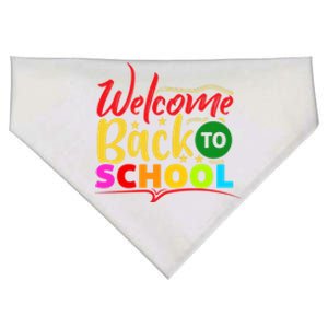 Happy First Day School Back To School Cute Teacher Great Gift USA-Made Doggie Bandana