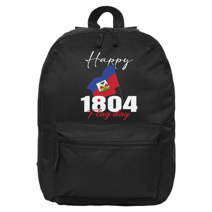 Haitian Flag Day Haiti 1804 For Proud Haitian 16 in Basic Backpack