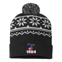 Haitian Flag Day Haiti 1804 For Proud Haitian USA-Made Snowflake Beanie