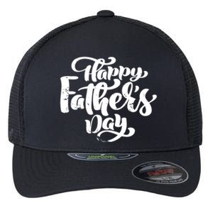 Happy Father's Day Gift For Dad Flexfit Unipanel Trucker Cap