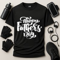 Happy Father's Day Gift For Dad Cooling Performance Crew T-Shirt
