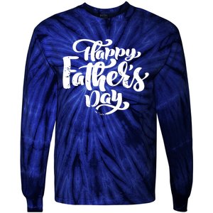 Happy Father's Day Gift For Dad Tie-Dye Long Sleeve Shirt