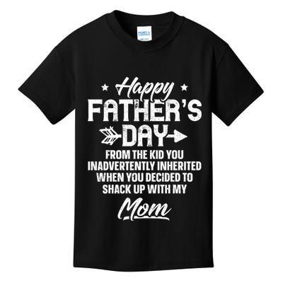 Happy Fathers Day From The You Inadvertently Inherited Kids T-Shirt