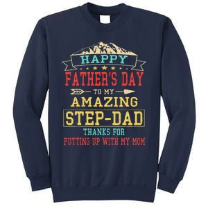 Happy Fathers Day StepDad For Dad Daddy Stepfather Sweatshirt