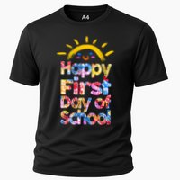 Cute Sun Happy First Day Of School Cooling Performance Crew T-Shirt