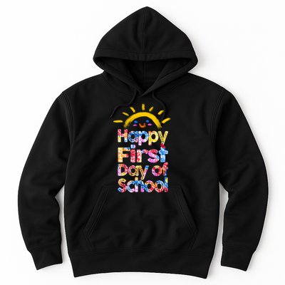 Cute Sun Happy First Day Of School Hoodie