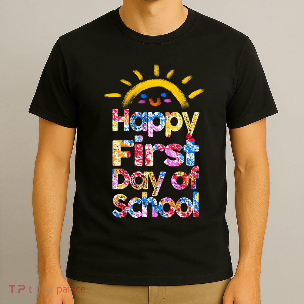Cute Sun Happy First Day Of School T-Shirt