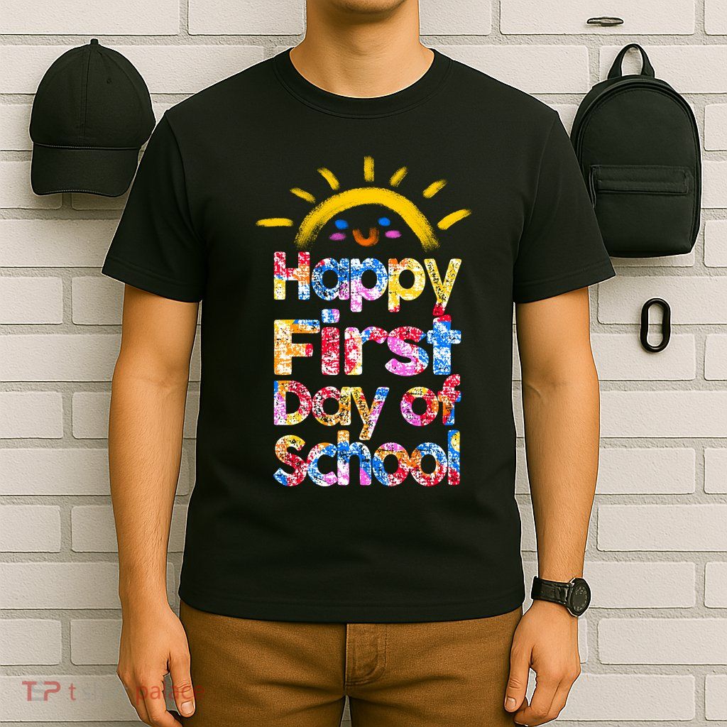 Cute Sun Happy First Day Of School T-Shirt