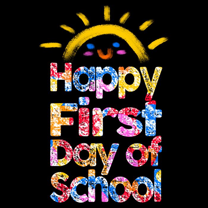 Cute Sun Happy First Day Of School Premium T-Shirt