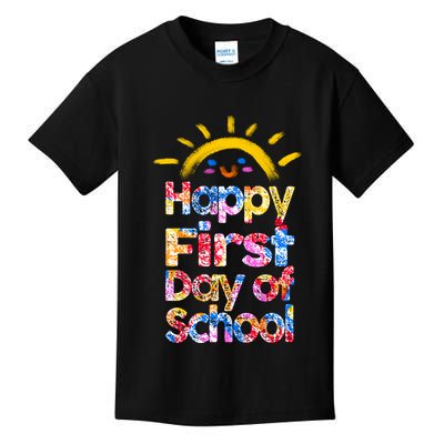 Cute Sun Happy First Day Of School Kids T-Shirt