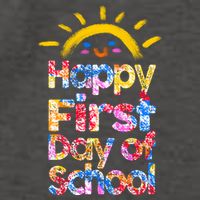 Cute Sun Happy First Day Of School Vector Backpack