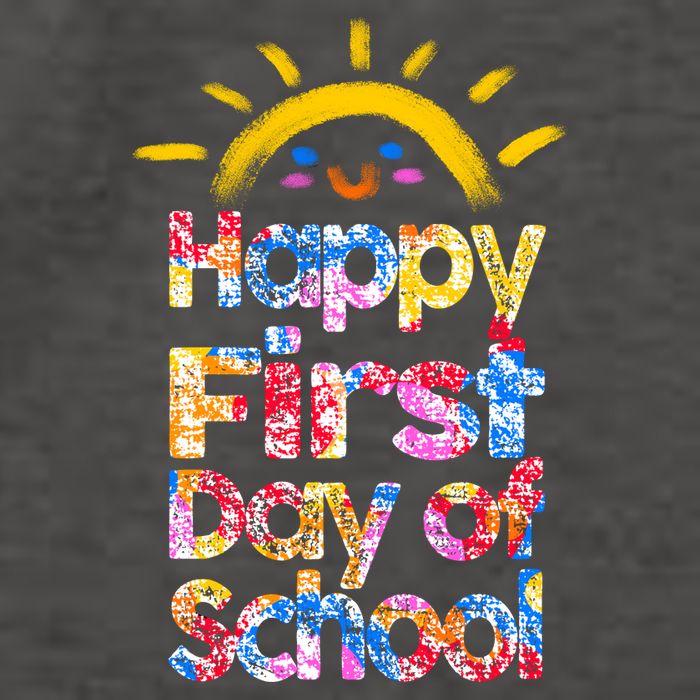 Cute Sun Happy First Day Of School Vector Backpack