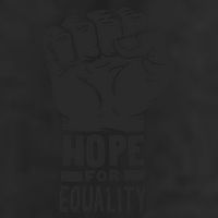 Hope For Equality Black History Month Garment-Dyed Heavyweight T-Shirt