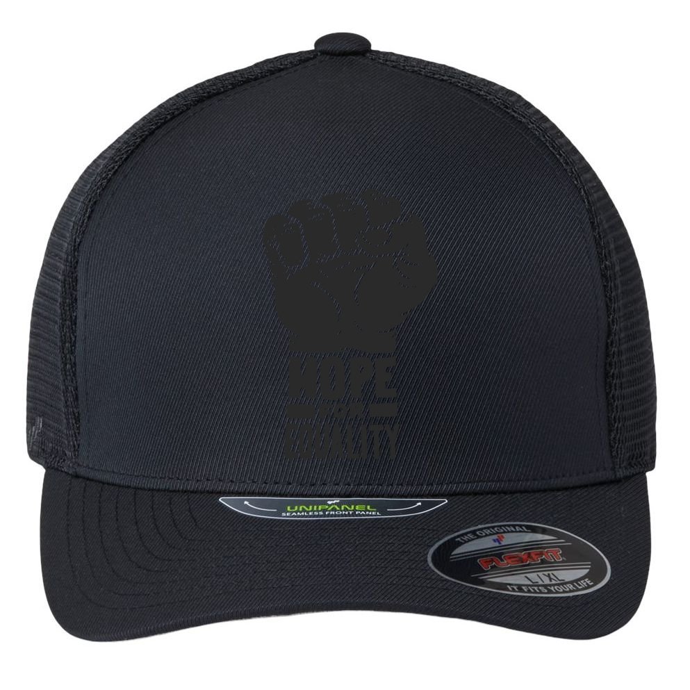 Hope For Equality Black History Month Flexfit Unipanel Trucker Cap