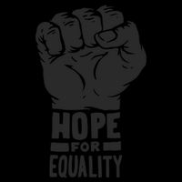 Hope For Equality Black History Month Drawstring Bag
