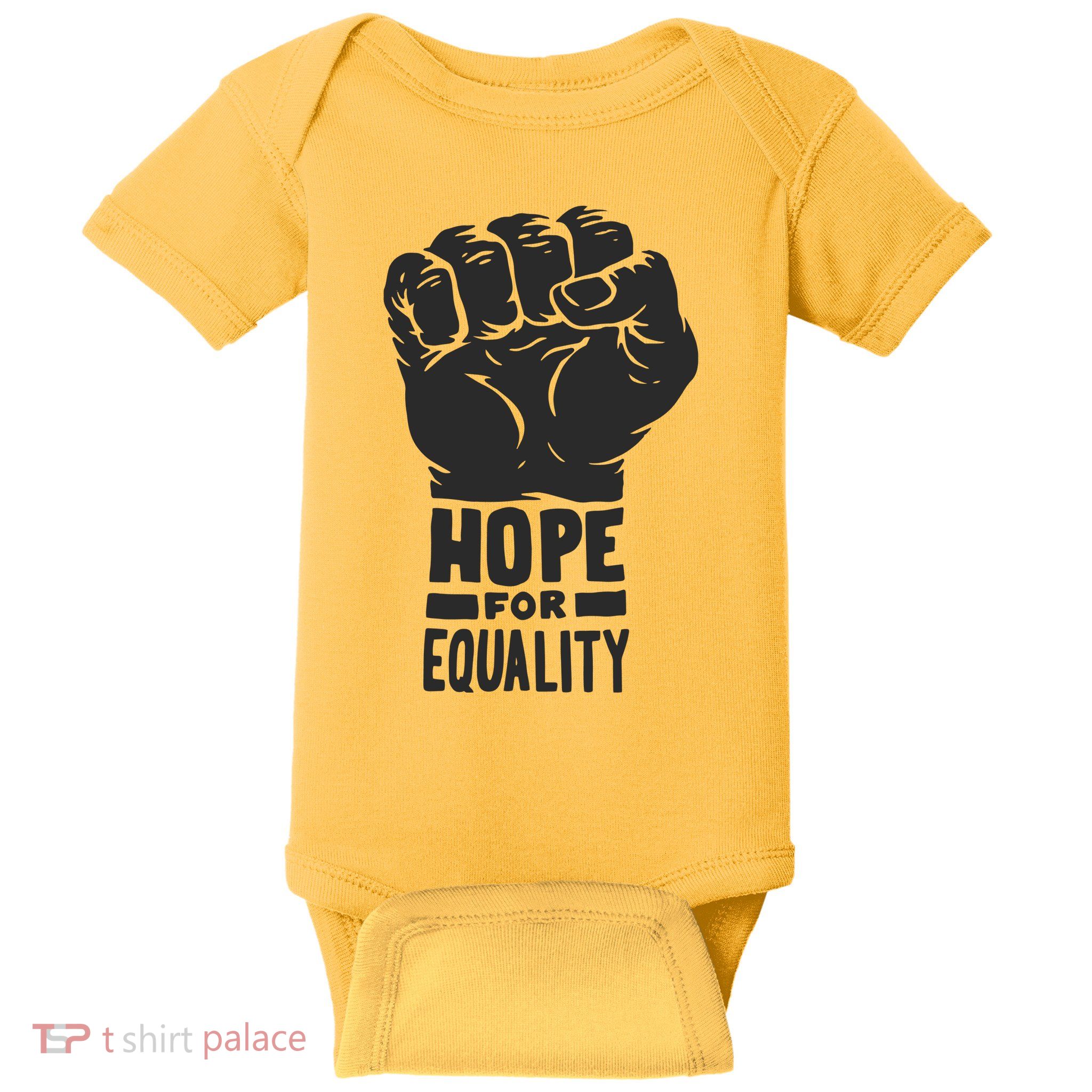 Hope For Equality Black History Month Baby Bodysuit