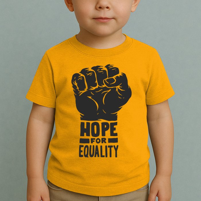 Hope For Equality Black History Month Toddler T-Shirt