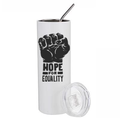 Hope For Equality Black History Month Stainless Steel Tumbler