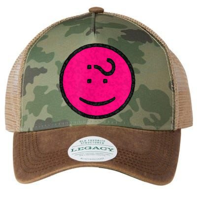 Happy Face Emoticon Funny Graphic for Teens Legacy Tie Dye Trucker Hat