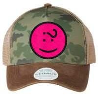 Happy Face Emoticon Funny Graphic for Teens Legacy Tie Dye Trucker Hat