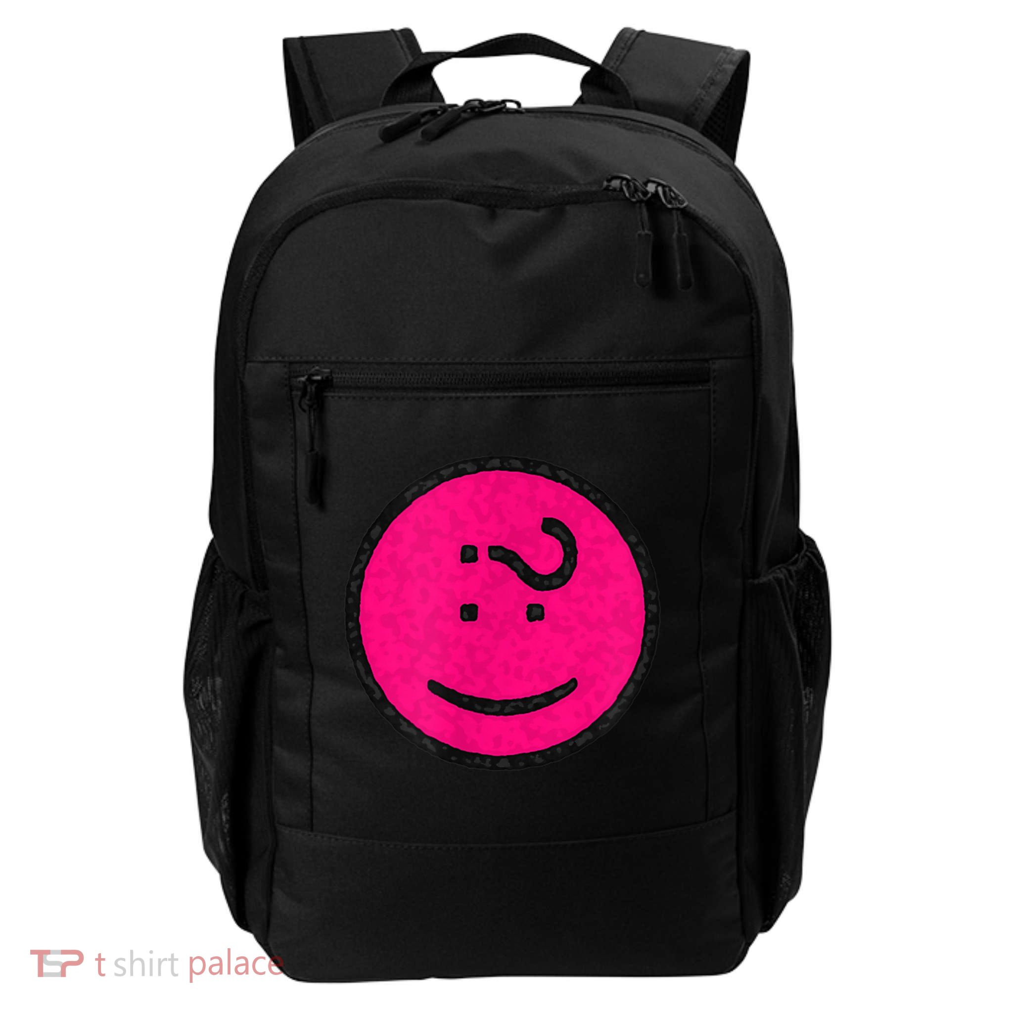 Happy Face Emoticon Funny Graphic for Teens Backpack