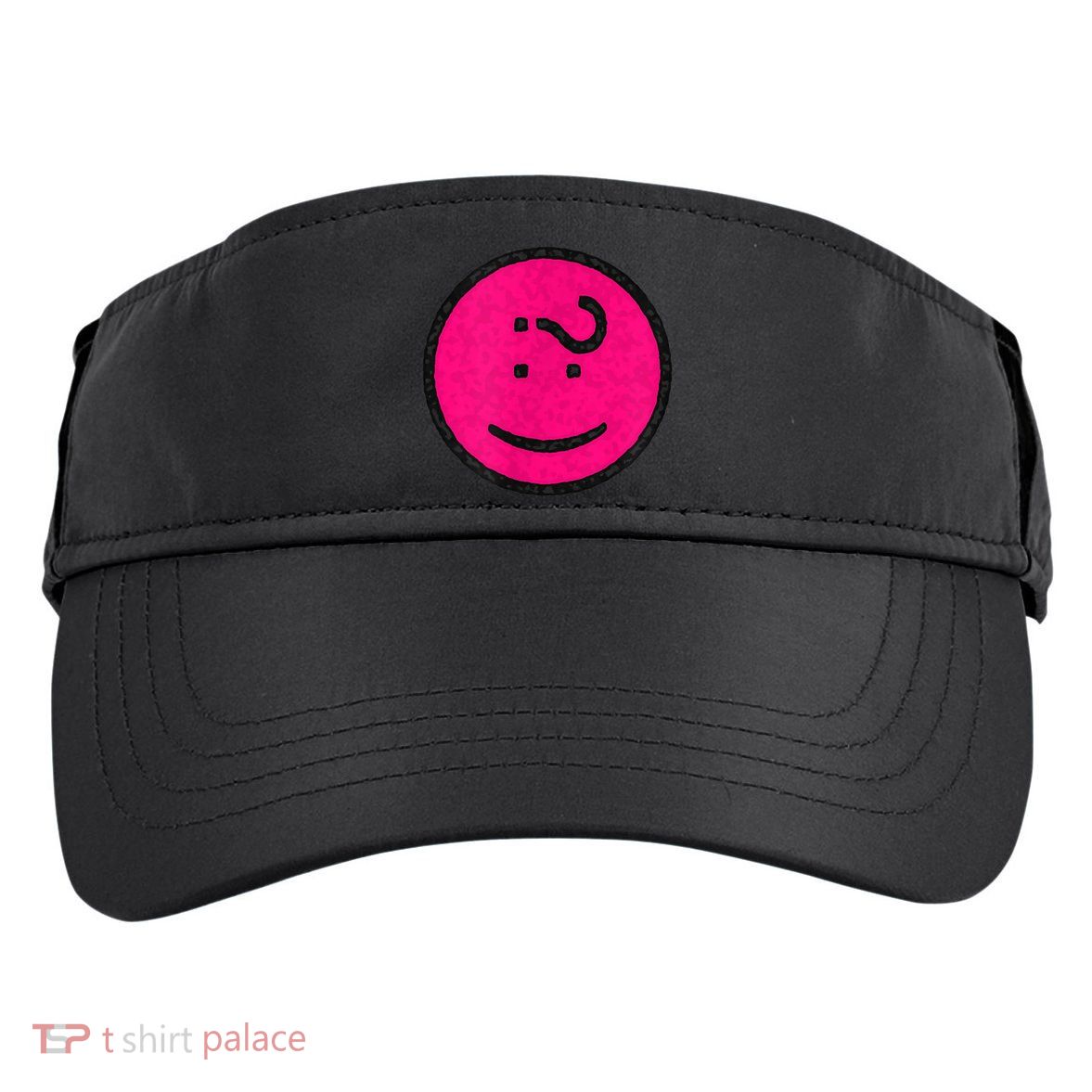 Happy Face Emoticon Funny Graphic for Teens Adult Drive Performance Visor