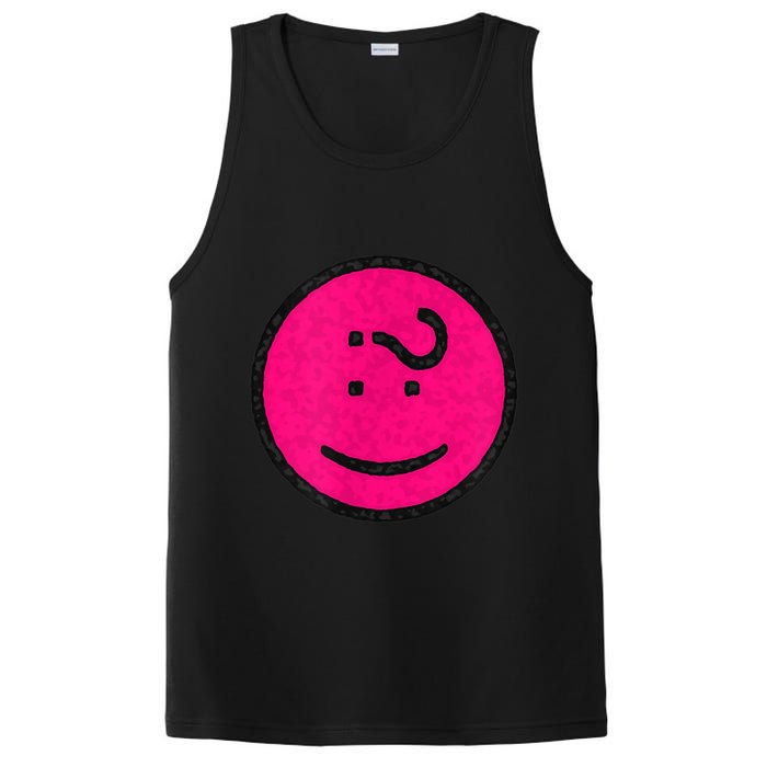 Happy Face Emoticon Funny Graphic for Teens PosiCharge Competitor Tank