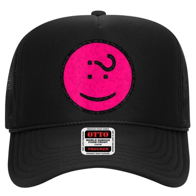 Happy Face Emoticon Funny Graphic for Teens Trucker Hat