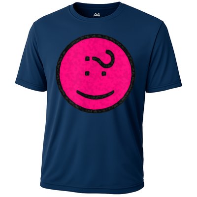 Happy Face Emoticon Funny Graphic for Teens Performance Shirt