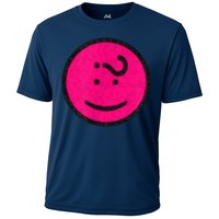 Happy Face Emoticon Funny Graphic for Teens Performance Shirt