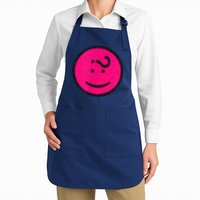 Happy Face Emoticon Funny Graphic for Teens Apron