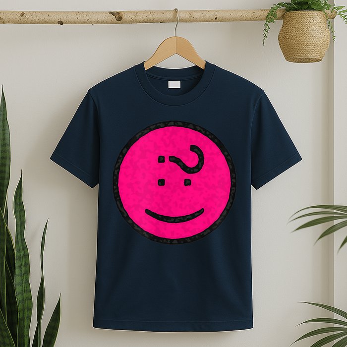 Happy Face Emoticon Funny Graphic for Teens T-Shirt
