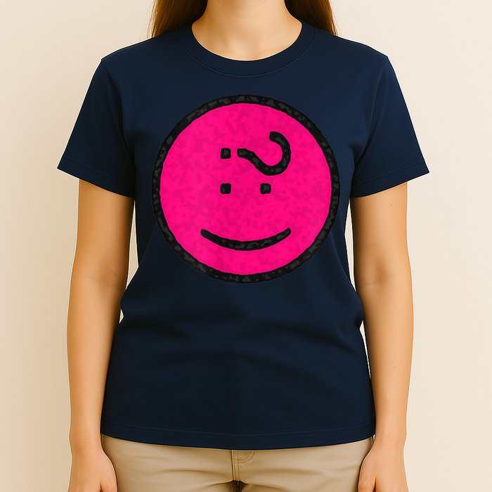 Happy Face Emoticon Funny Graphic for Teens T-Shirt