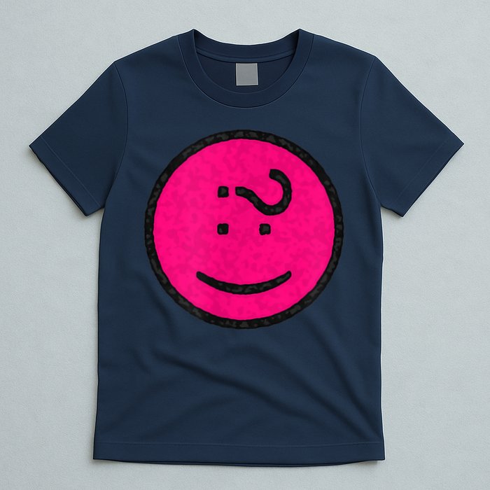 Happy Face Emoticon Funny Graphic for Teens T-Shirt