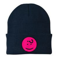 Happy Face Emoticon Funny Graphic for Teens Beanie